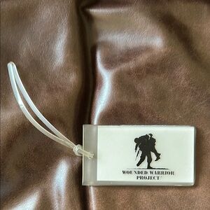 NWOT Wounded Warrior Project Luggage Tag